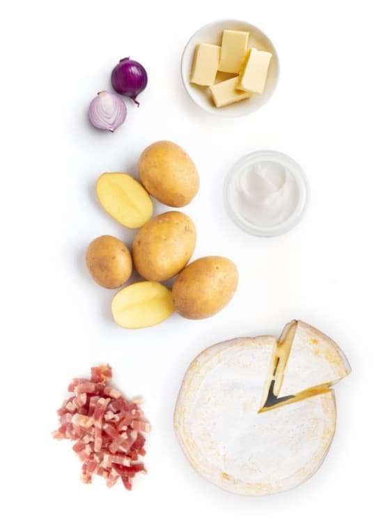Les ingrédients de la recette : Tartiflette du Fromager